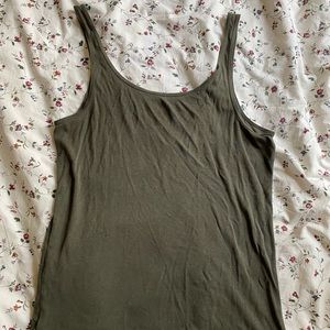 Old Navy olive green tank top